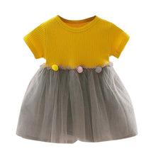 Load image into Gallery viewer, Fashion Modern New Spring Toddler Kids Baby Girls Patchwork Tulle Casual  Princess Dress For Girls
