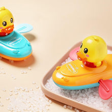 Load image into Gallery viewer, Cartoon Baby Bath Toys Animal Pull Duck Classic Baby Water toy Infant Early Education Bathroom Beach Swiming Toy For Kids
