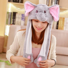 Load image into Gallery viewer, Modern Elegant Winter Interesting Girls Animals Ear Moving Jumping Hats Children and Adults Women Warm Rabbit Winter Caps In Modern Design
