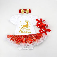 Load image into Gallery viewer, Christmas Dress Party Baby Clothes Girl Set Toddler Infant Outfit Newborns Girls Clothing
