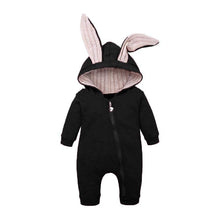 Load image into Gallery viewer, Elegant Baby Clothes Rompers Jumpsuits Newborn Cartoon Little Bee Rabbit Ears Zipper Clothes Cotton Jackets For Kids
