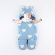 Load image into Gallery viewer, Baby Sleeping Bags Envelope Winter Warm Knitted Sleep sacks for Newborn Infant Stroller Bed Swaddle.
