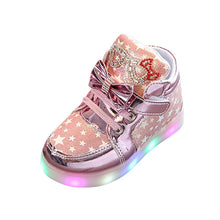 Load image into Gallery viewer, Modern Trend NEW Fashion Style Baby Fashion Sneakers For Children Girls  Star Luminous Child Casual Colorful Light LED Shoes Sneakers
