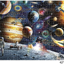 Load image into Gallery viewer, 1000 Pieces Wooden Assembling Picture Space Travel Landscape Puzzles Toys For Adults Children And  Kids Home Game Fun
