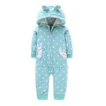 Load image into Gallery viewer, Modern Infant Baby Rompers Coral Fleece Animal Overall Baby Halloween Xmas Costume Clothes Baby jumpsuit Romper For Kids
