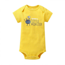 Load image into Gallery viewer, 5PCS/SET Baby Bodysuit Newborn Clothes Short Sleeve Cotton Unisex Body Clothing Pajams for Kids

