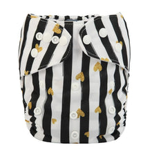 Load image into Gallery viewer, Modrn Printed Baby Pocket Cloth Diaper Nappy Reusable Adjustable Washable Nappies For Baby Boys and Baby Girls In Elegant Style
