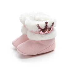 Load image into Gallery viewer, Baby Girl Warm Newborn Infant Winter Babies Soft Boots Anti-slip Children Kids Girls Snow Shoes
