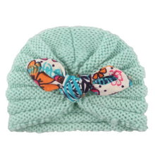 Load image into Gallery viewer, New  Handmade Cotton Girl Hat Autumn Winter Baby Boy Girl Hat Colorful Bow Elastic Cute Baby Turban In Elegant Design

