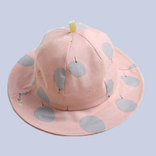 Load image into Gallery viewer, Lovely Baby Hat Soft Cotton Bucket Hat For Baby Boys and Girls Cartoon Bear Star Prints Cap Kids Fishing Hat
