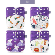 Load image into Gallery viewer, Eco-friendly Diaper Adjustable Reusable Coffee Fiber Diaper Pocket Fit Baby Nappies Pants Waterproof Nappies for Baby and Kids In Modern Design
