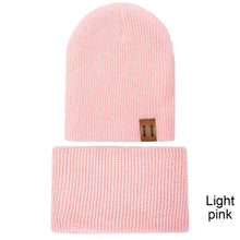 Load image into Gallery viewer, Modern Baby Set Hat Cap and Scrif And Snood  Warm Hat Scarf Caps Scarves Knit Hats For Kids
