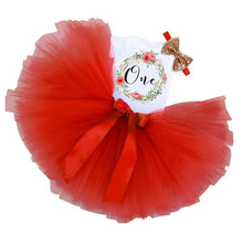 Load image into Gallery viewer, Modern Unicorn Party Girls Tutu Dress Toddler Kids Clothes Baby 1st Birthday Outfits For Girls
