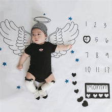 Load image into Gallery viewer, Newborn baby Monthly Growth  Blanket Photography Props Background Cloth For Baby
