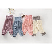 Load image into Gallery viewer, Modern New Newborn Pants For Four Seasons With High Waist Pants Baby 100% Cotton Soft Girl Pants And Baby Boy Trousers Pants 0-24M For Kids
