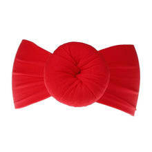 Load image into Gallery viewer, Newborn Infant Kids Girls Nylon Bow Hairband Headband Stretch Turban Knot For Bay Girls
