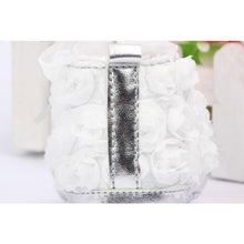 Load image into Gallery viewer, Baby Girl PU Leather Shoes Non-slip Lace Floral Embroidered Soft Shoes Toddler Kids Shoes
