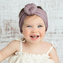 Load image into Gallery viewer, Newborn Infant Kids Girls Nylon Bow Hairband Headband Stretch Turban Knot For Bay Girls
