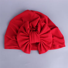 Load image into Gallery viewer, Newborn Baby Kids Boys Girls Soft Turban Cap Beanie Solid Bow Knot Wrap Cap For Baby
