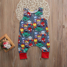 Load image into Gallery viewer, Newborn Baby Boy Romper Cartoon Heros Pattern Jumpsuit Summer Clothes Outfits For Girls and Boys
