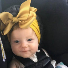 Load image into Gallery viewer, Brand Toddler Baby Girl Baby Big Bow Hairband Headband Stretch Turban Head Wrap Baby Girls
