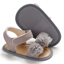 Load image into Gallery viewer, Princess Cute Baby Girls Newborn Infant Floral Sandals Soft Crib Walkers Breathable Shoes Best Baby Gift
