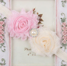 Load image into Gallery viewer, Handmade Flower Newborn Headwear Head Wrap Band Hairband Gift Toddlers For Baby Girls

