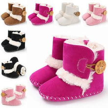 Load image into Gallery viewer, Fashion Comfortable Newborn Kid Baby Girl Boy Cute Snow Shoes Winter Warm Soft Boots Solid Cotton
