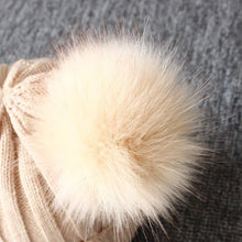 Load image into Gallery viewer, Trend Cute Newborn Baby Winter Warm Hats Infant Kids Girls Boys Knit Hat With Pompom Ball Beanie Caps For Girls
