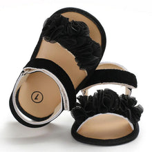 Load image into Gallery viewer, Princess Cute Baby Girls Newborn Infant Floral Sandals Soft Crib Walkers Breathable Shoes Best Baby Gift
