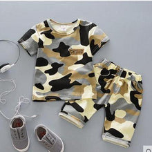 Load image into Gallery viewer, Fashion T shirt and Shorts Set Cartoon Cotton Summer Clothing for Newborn Baby Boy Infant Fashion Outerwear Clothes
