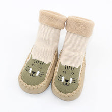 Load image into Gallery viewer, Baby Warm Stretchy  Booties Sock With Rubber Soles For Newborn Baby Girl And Boy Socks Slipper

