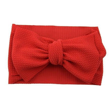 Load image into Gallery viewer, Fashion Trend Big Modern Baby Bow Accessories For Toddler Girls In Solid Bow Hairband Stretch Turban Knot Head Wrap Color  for Kids
