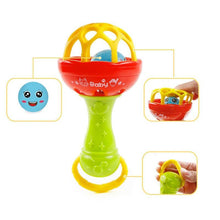 Load image into Gallery viewer, Baby Rattles toy Intelligence Grasping Gums Plastic Hand Bell Rattle Educational Mobiles Toys For Baby and Kids
