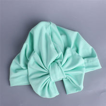 Load image into Gallery viewer, Newborn Baby Kids Boys Girls Soft Turban Cap Beanie Solid Bow Knot Wrap Cap For Baby
