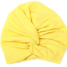 Load image into Gallery viewer, Indian Baby Turban Hat Cotton Baby Girls Kids Turban Headband Hair Head Bands Wrap Accessories for Children
