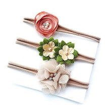 Load image into Gallery viewer, Modern  Handamde Luxury Set Baby Girl Headband Bow For Newborn Babies Hair Band Elastic Accessories Cotton Headwear For Girls
