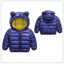 Load image into Gallery viewer, Infant Jacket 2020 Autumn Winter Baby Girls Jacket For Baby Coat Kids Warm Hooded Outerwear For Baby Boys Clothes Newborn Jacket
