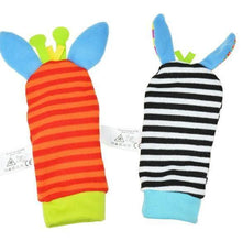 Load image into Gallery viewer, Modern Baby Toy Socks Plush Garden Bug Wrist Rattle Styles Educational Toys Cute Bright Color For Kids
