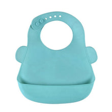 Load image into Gallery viewer, Bibs Waterproof Silicone Feeding Baby Saliva Towel Newborn Cartoon Aprons Baby Bibs Adjustable
