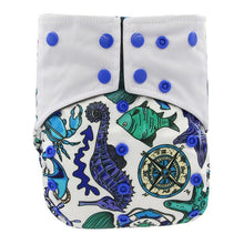 Load image into Gallery viewer, All-In-One  Cloth Diaper for Baby Bamboo Charcoal Eco-friendly Baby Cloth Diaper
