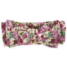 Load image into Gallery viewer, Luxury Modern Headbands Turban Head Wrap Hair Accessories Ear Printing Flowers Headwear New Bow For Kids
