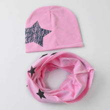 Load image into Gallery viewer, Modern Baby Boys &amp; Girls Hat Scarf Set Beanie Boys Caps with Scarf for Kids In elegant Modern Design
