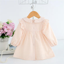 Load image into Gallery viewer, Modern Handmade Collar Kids Baby Girls Dress Newborn Infant Baby Girls Party Dresses For Wedding and Party
