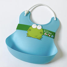 Load image into Gallery viewer, Modern Baby Plastic Bibs Waterproof Lunch Bibs for Boys &amp; Girls Infants Silicone Feeding Baby Saliva Waterproof Aprons for Baby
