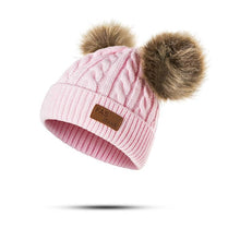 Load image into Gallery viewer, Luxury Baby Hat Pompon Hat Knitted Cute Cap For Girls &amp; Boys Casual Solid Color Girls Baby Style In Great New Modern Trend Design
