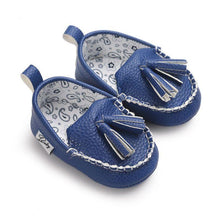 Load image into Gallery viewer, First Walkers Newborn Baby Shoes Toddler Prewalker Shoes Baby Boy Girl Leather Shoes
