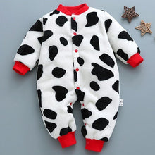 Load image into Gallery viewer, Baby Clothing Boys And Girls Rompers Coral Cute Infant Overall Toddler Jumpsuit Baby Romper For Winter
