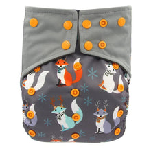Load image into Gallery viewer, All-In-One  Cloth Diaper for Baby Bamboo Charcoal Eco-friendly Baby Cloth Diaper
