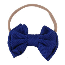 Load image into Gallery viewer, Luxury Modern Baby Headband Newborn Toddler Turban Baby Girls Head Wrap Cute Over Sized Bow Big Knot
